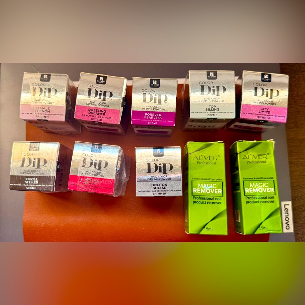 Red Carpet Manicure Color Dip - Nail Color Dipping Powder - NWT bundle